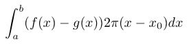 S<sup>d</sup></sub>c</sub> (gamma(y)-phi(y))2\pi(y-y_0)dy